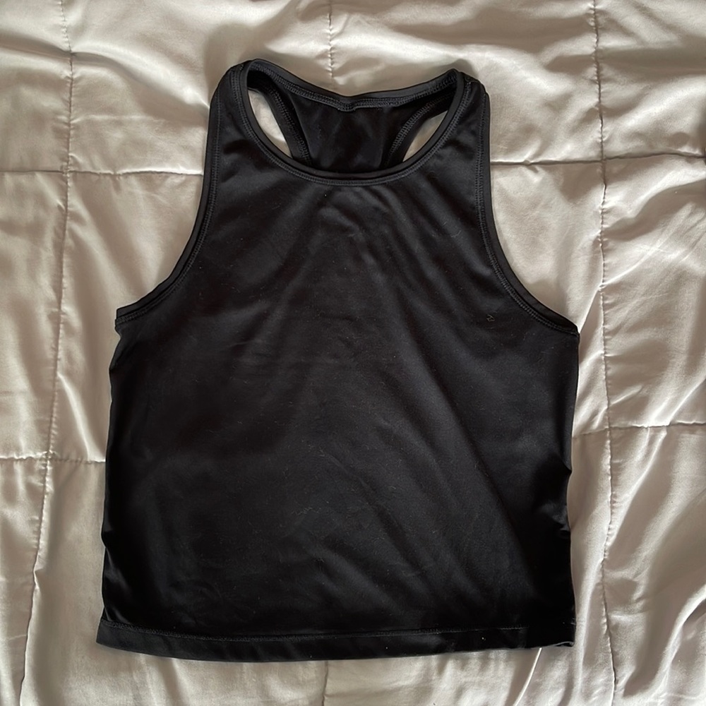 90 Degrees Cropped, Higher Neck Workout Tank